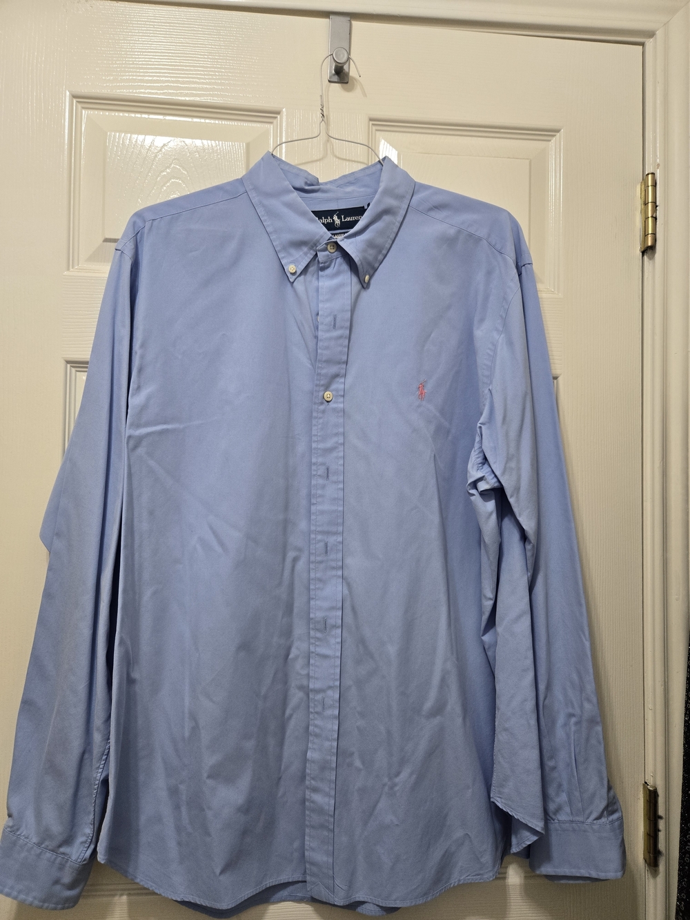 Light Blue Button-Down Men's Shirt by Polo by Ralph Lauren